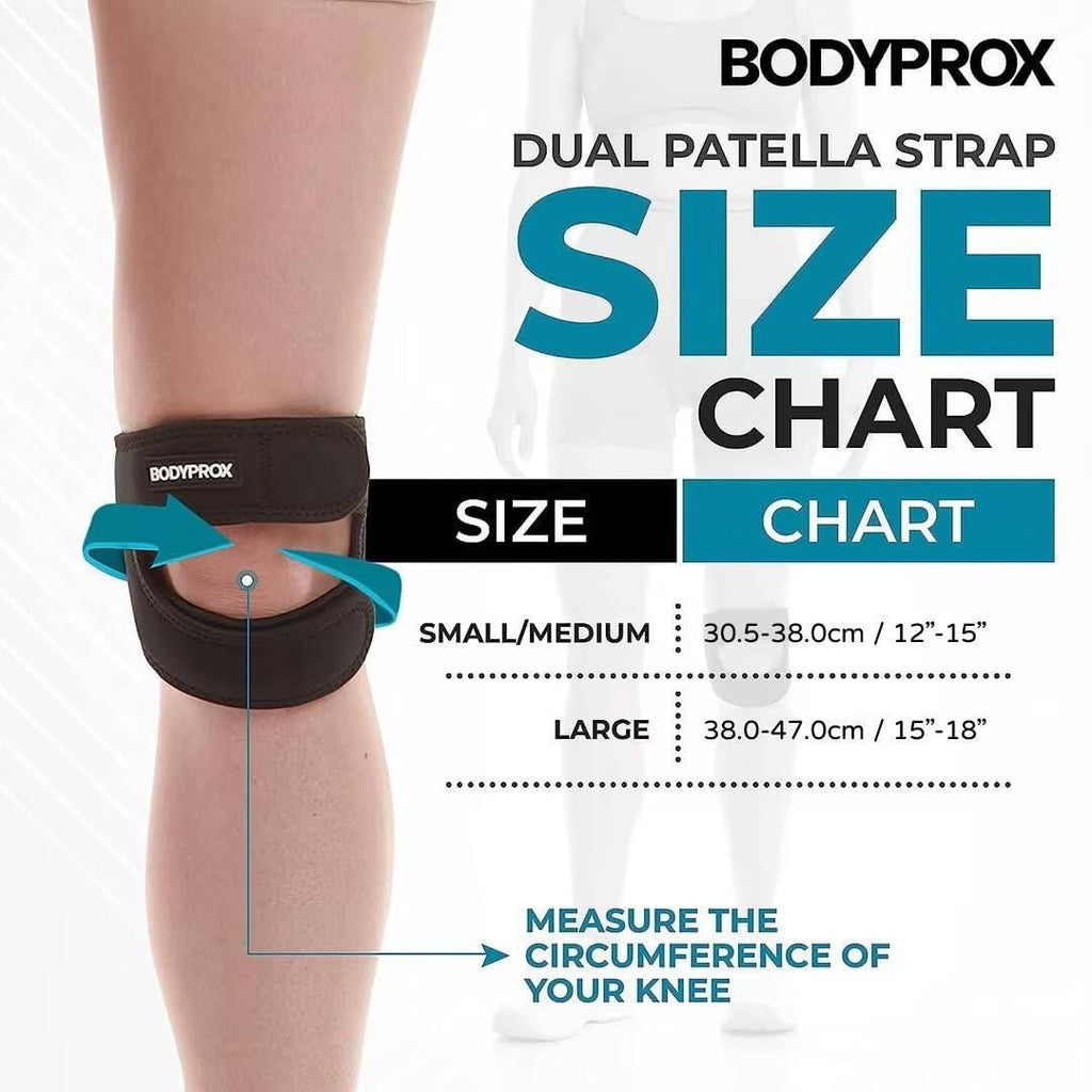 Adjustable Patellar Knee Strap – Bodyprox Neoprene Knee Brace for Joint Stability, Arthritis Relief & Sports Performance