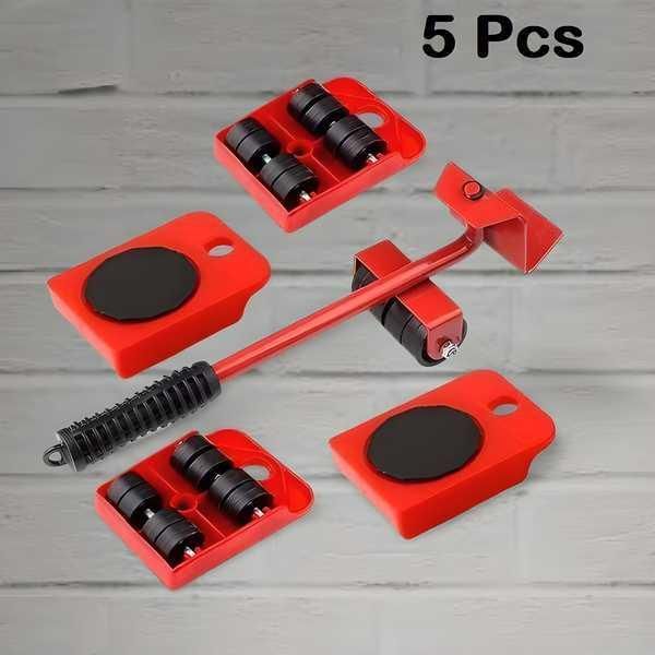 Heavy Duty Furniture Lifter & Mover Tool Set with 4 Wheel Pads