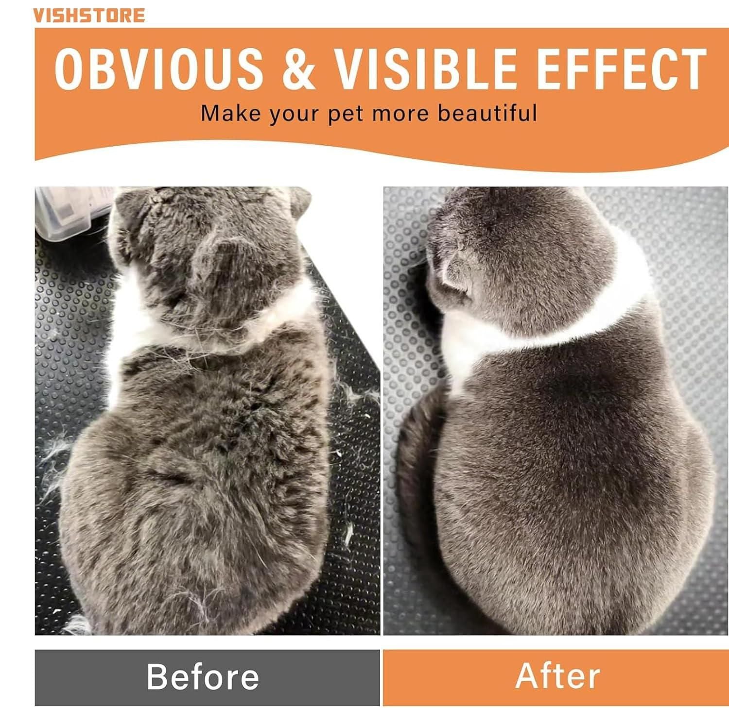 3-in-1 Pet Steam Grooming Brush for Dogs & Cats