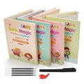 Magic Handwriting Practice Book for Children – Tracing Letters, Numbers & Drawing with Auto-Erase Ink Pen