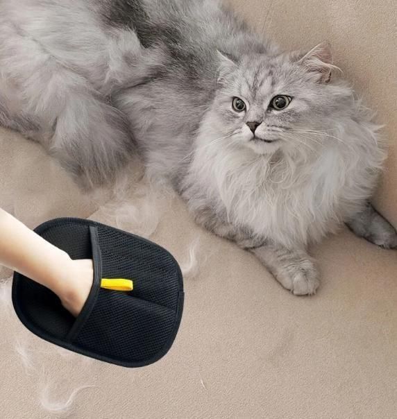 Pet Hair Remover Gloves (2-Pack) – Easy Shedding Brush for Cats, Dogs & All Furry Pets