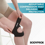 Adjustable Patellar Knee Strap – Bodyprox Neoprene Knee Brace for Joint Stability, Arthritis Relief & Sports Performance